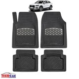 Covorase Auto TeamCar&reg; Tip Tavita Compatibile Audi Q2 GA (2016&ndash;2025) Carbon, Cauciuc