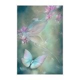 Sticker decorativ, Fluturi, Albastru, 85 cm, 6553ST