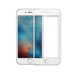 Folie de sticla Apple iPhone 6/6S, Elegance Luxury margini colorate White