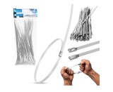 Set cleme din inox, 4,6x250mm, 100 bucati, Geko G17252