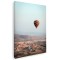 Tablou peisaj munte si balon cu aer cald Tablou canvas pe panza CU RAMA 60x80 cm