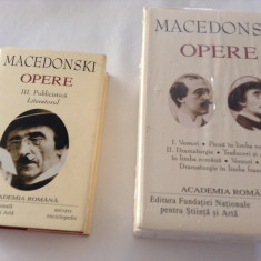 AL Macedonski Opere --3 VOLUME EDITIE DE LUX Ed. Academiei