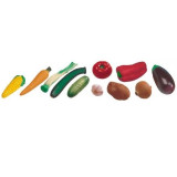 Cos cu legume Miniland, 12 piese, multicolor