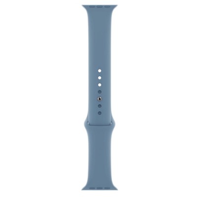 Curea silicon marca THD pentru Apple Watch 45 mm seria 7 si seria 8, marimea M/L, culoarea albastru nordic foto