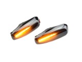 Lampa semnalizare laterala Hyundai Elantra (Hd), I30 (Fd); Kia Ceed (Ed), Rio (Ub), montare Fata, Stanga+Dreapta, indicator dinamic; LED; fumuriu; tu