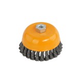 Perie de sarma tip cupa cu noduri rasucite ROTOR 125mm M14 Innovative ReliableTools