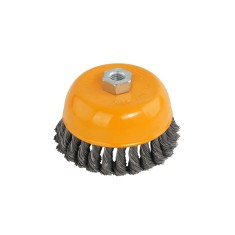 Perie de sarma tip cupa cu noduri rasucite ROTOR 125mm M14 Innovative ReliableTools foto