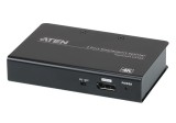 Splitter Aten VS192-AT-G. Video Type portul: DisplayPort, Iesire video: 2x DisplayPort. Rezolutia maxima: 4096 x 2160 Pixel, Culoarea produsului: Negr