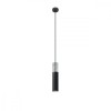 Lampă suspendată BORGIO 1 negru, Sollux Lighting