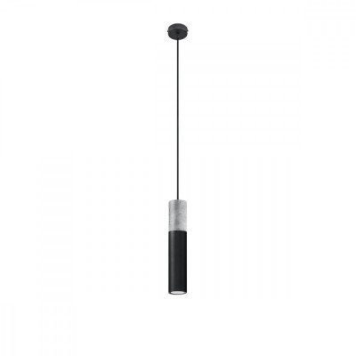 Lampă suspendată BORGIO 1 negru, Sollux Lighting foto