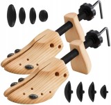 Cumpara ieftin Set 2 sanuri universale reglabile din lemn si metal pentru largit si alungit incaltamintea , Dispozitiv profesional pentru pantofi, adidasi si ghete