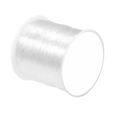 Snur transparent pentru confectionarea bratarilor, elastic, 100m, grosime 0.8mm foto