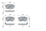 Set Placute Frana Disc Bosch 0986494422 Hyundai Kia IX35 Sonata Sportage