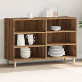 Gossi servanta, stejar artizanal, 103,5x35x70 cm, lemn prelucrat