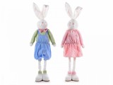 Cumpara ieftin Set 2 figurine Iepurasi din textil 33x19x140 cm