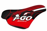 Șa Bicicletă Selle Bassano I-GO, 250x155mm, Negru/Roșu