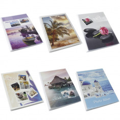 Album foto travel, capacitate 24 fotografii 10x15, slip-in, 12 file model beach foto