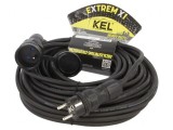 Prelungitor Alimentare 30m 16A Negru