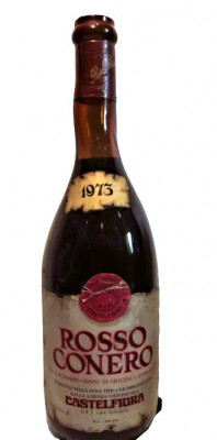 59 - VINO CONERO rosso DOC, vendemmia 1973 cl 72 gr 12,5 foto