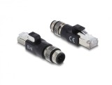 Adaptor M12 X-coded 4 pini la RJ45 T-T, Delock 90831