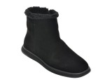 Ghete GRYXX negre, T1536, din piele intoarsa