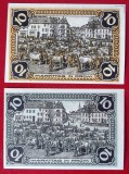 Germania lot 2 notgeld 2 x 10 pfennig 1921 Pr&uuml;m UNC **