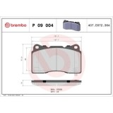 Placute frana Cadillac Ats 02.13-, Cts 03.02-12.07, Sts 09.04-12.07, Sts 09.07-12.12; Ford Mustang Convertible 09.05-, Mustang Coupe 12.04-; Honda Ci, BREMBO