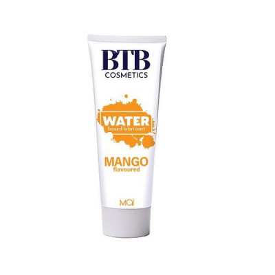 Lubrifianti cu arome - BTB Cosmetics Lubrifiant pe Baza de Apa cu Aroma de Mango 100 ml foto