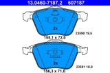 ATE 13.0460-7187.2 set placute frana,frana disc