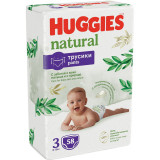 Scutece chilotel Huggies Natural Pants 3, 6-10 kg, 58 buc