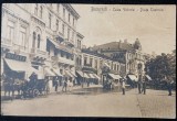 Carte Postala, Bucuresti, Calea Victoriei Piata Teatrului, 1922