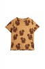 Tricou Copii MINI RODINI Squirrel Aop Maro, Maneca Scurta, Marime 12-18m