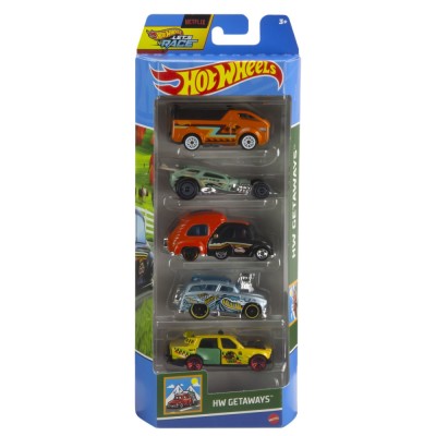 SET 5 MASINI HOT WHEELS HW GETAWAYS SuperHeroes ToysZone foto