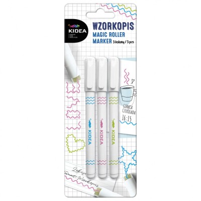 Set magic roller marker 3/set, WM3KKA, Kidea foto