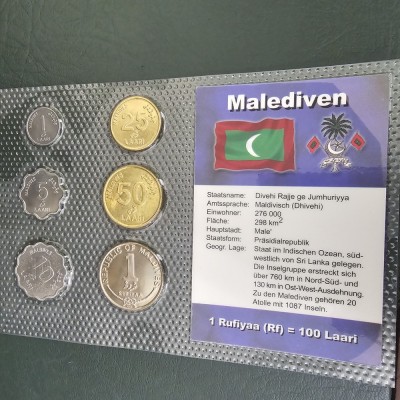 Maldive 6 monede necirculate foto
