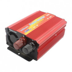 Invertor tensiune 12V-220V Lairun, 500 W, putere continua 425 W foto