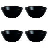 Set boluri, 4 piese, 1.16 L, Opal, Negru