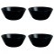 Set boluri, 4 piese, 1.16 L, Opal, Negru