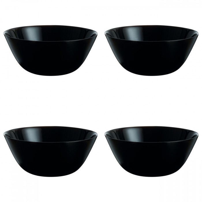 Set boluri, 4 piese, 1.16 L, Opal, Negru