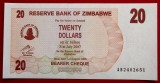 Zimbabwe 20 $ Dollars 2006 UNC necirculata **