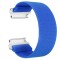 Curea textila elastica, compatibila Amazfit GTS 4 Mini, telescoape Quick Release, Elastic Blue