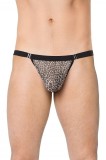 Chiloti tanga barbati, animal print, One Size (DB)