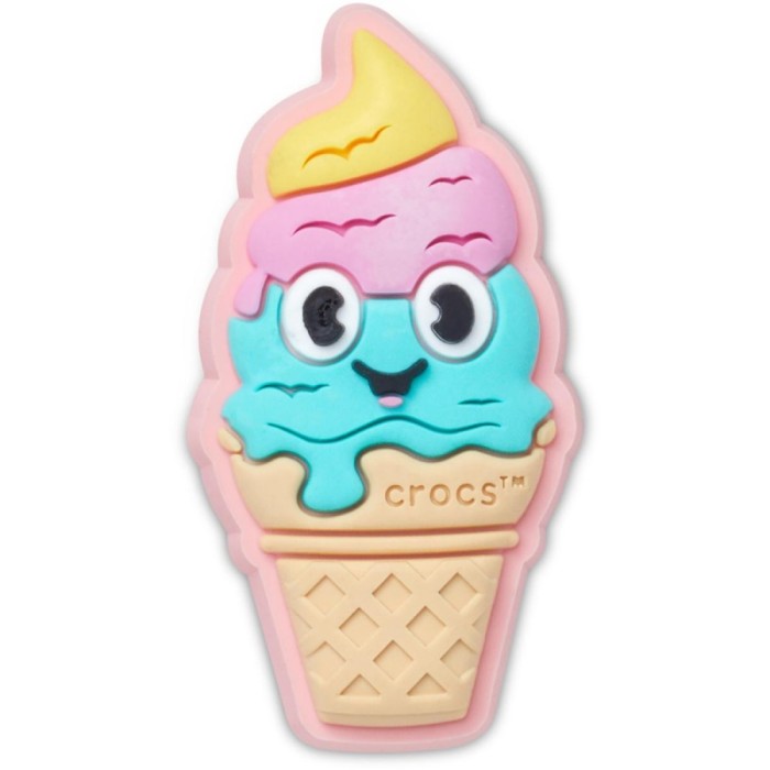 Jibbitz Crocs Ice Cream Cone with Smile