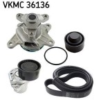 Pompa apa + Set curea transmisie cu caneluri Fiat Talento, Talento Sasiu; Mercedes Vito; Nissan NV300, NV300 Sasiu; Opel Vivaro B, Vivaro B Sasiu;, SKF