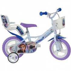 Bicicleta pentru copii cu diametrul de 12 inch - Anna si Elsa - FROZEN foto
