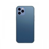 Husa iPhone 12 Pro Max Baseus Frosted Glass Protective Blue