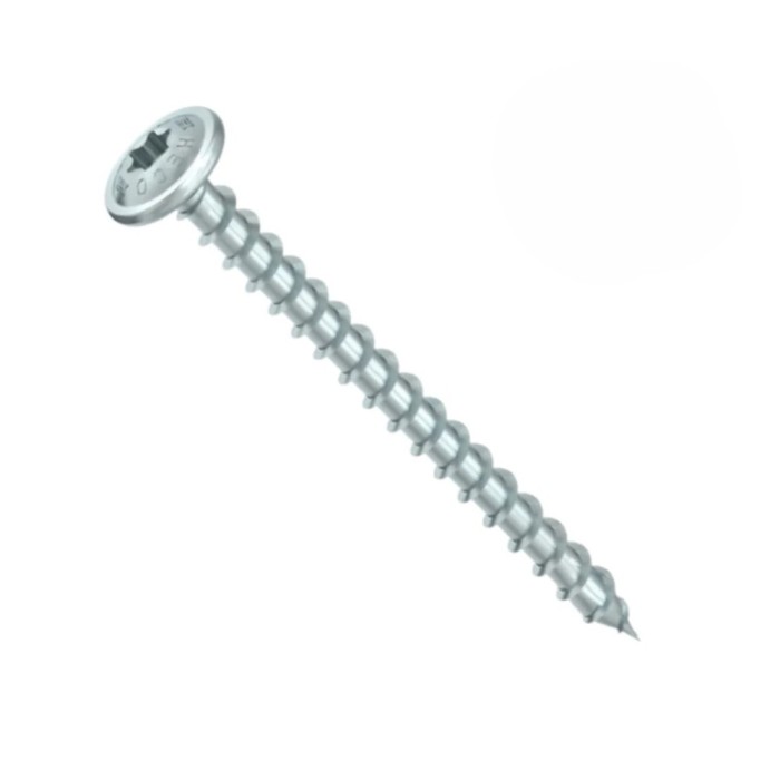 Set 100 Surub cu cap inecat, filet complet, M6 x 60 mm HECO-TOPIX
