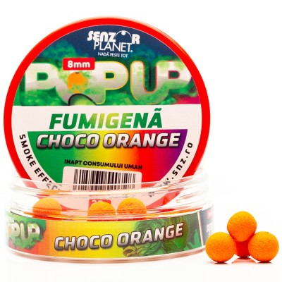 Pop Up SENZOR Fumigena, Choco Orange, 8mm, 25g foto