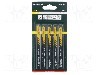 Panza de fierastrau - set, pentru ferastrau electric, lemn, plastic, material otel de scule, METABO - 623921000