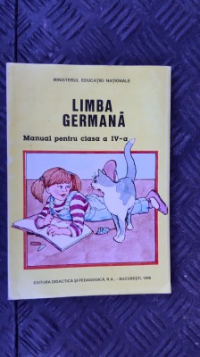 LIMBA GERMANA CLASA A IV A - EDITURA DIDACTICA SI PEDAGOGICA , MINISTERUL EDUCATIEI NATIONALE foto
